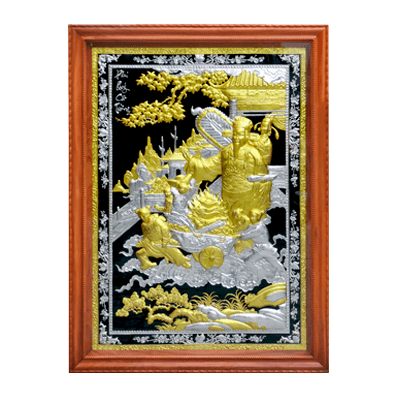  Tranh Đồng Mạ Vàng - Dát Vàng 24K